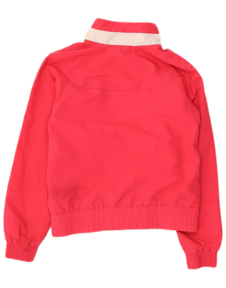 Nike Girls Tracksuit Top Jacket 10-11 Years Medium Pink Colourblock