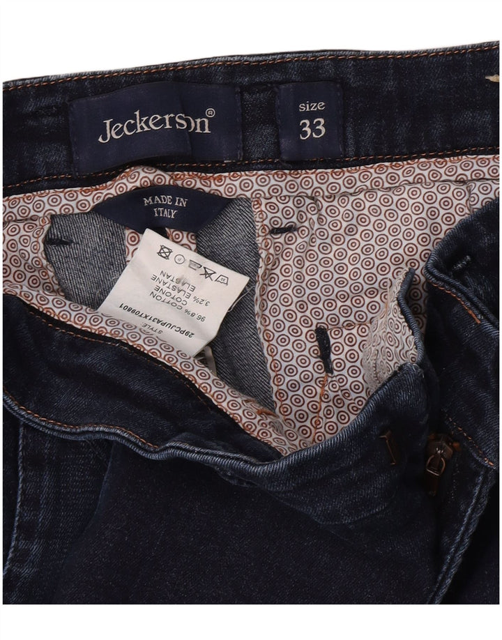 Jeckerson Womens Slim Jeans  W33 L33 Navy Blue Cotton