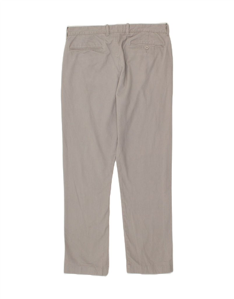 J. CREW Mens The Sutton Slim Chino Trousers W33 L32 Grey Cotton | Vintage J. Crew | Thrift | Second-Hand J. Crew | Used Clothing | Messina Hembry 