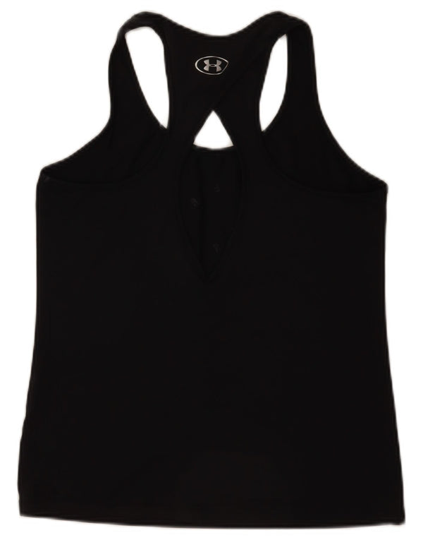 Under Armour Womens Loose Fit Graphic Vest Top Medium Black Sports