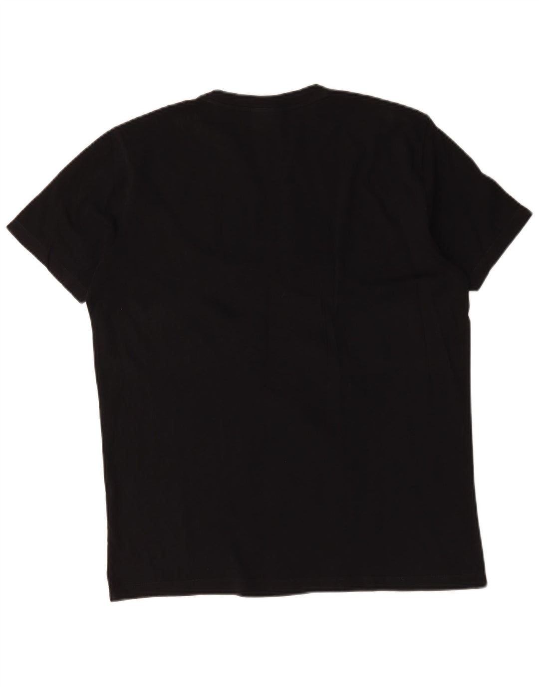 Hugo Boss Mens Graphic T-Shirt Top Large Black Colourblock
