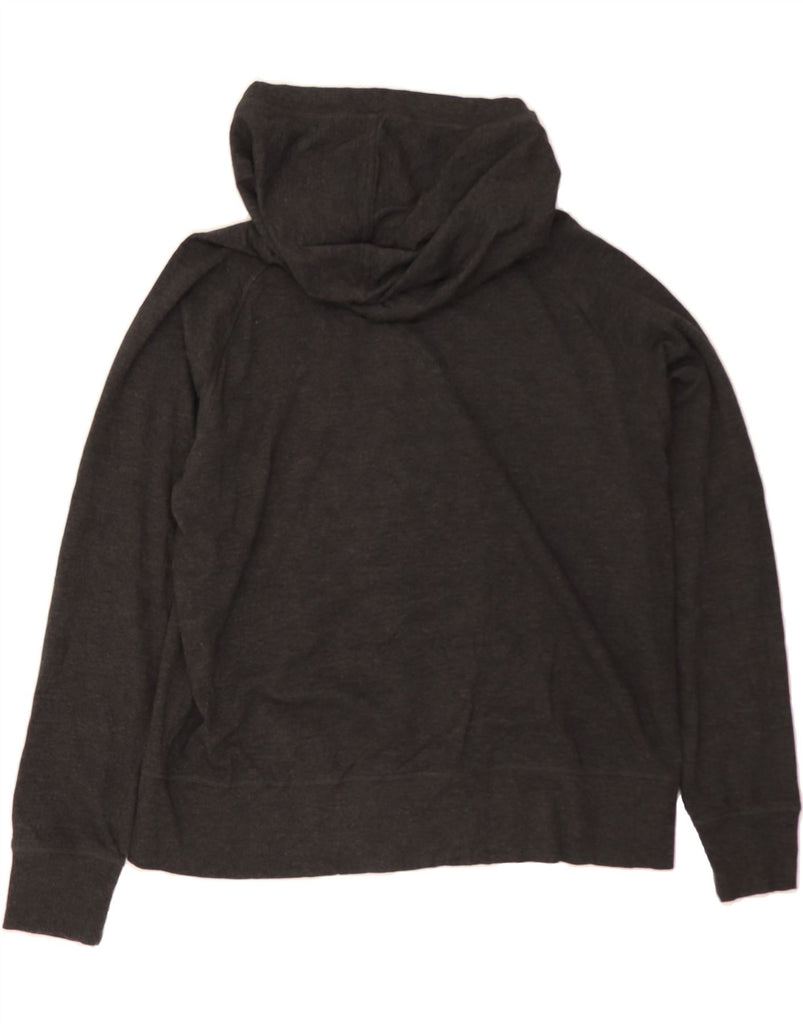 EDDIE BAUER Womens Zip Hoodie Sweater UK 18 XL Grey Cotton Vintage Eddie Bauer and Second-Hand Eddie Bauer from Messina Hembry 