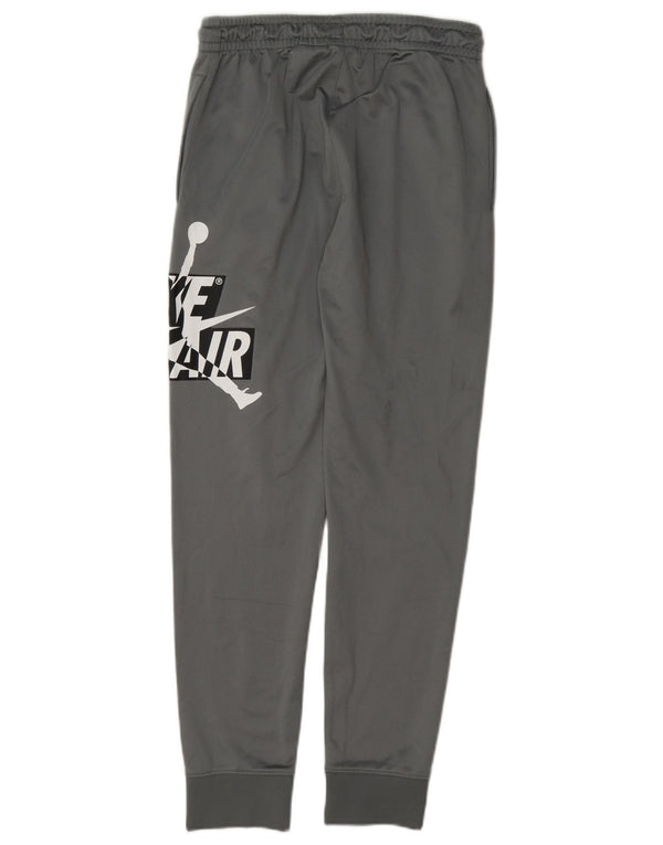 Jordan Boys Graphic Tracksuit Trousers Joggers 12-13 Years Large Grey