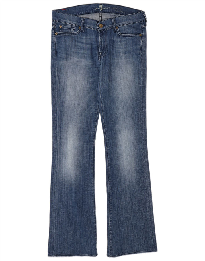 7 For All Mankind Womens Skinny Bootcut Jeans W28 L32 Blue