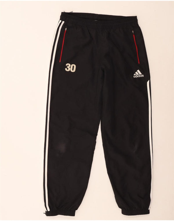 Adidas Mens Graphic Tracksuit Trousers Joggers UK 42/44 Large Black