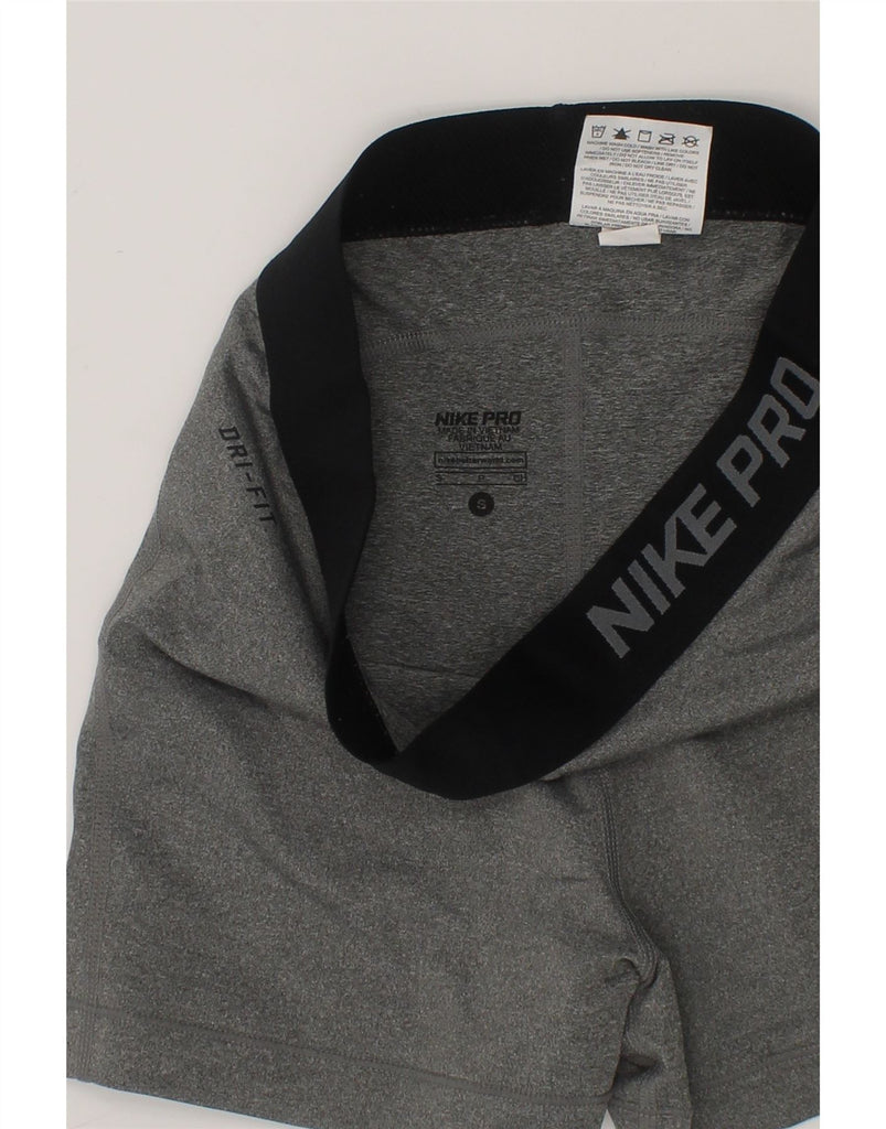NIKE Boys Dri Fit Sport Shorts 9-10 Years Small Grey Polyester Vintage Nike and Second-Hand Nike from Messina Hembry 