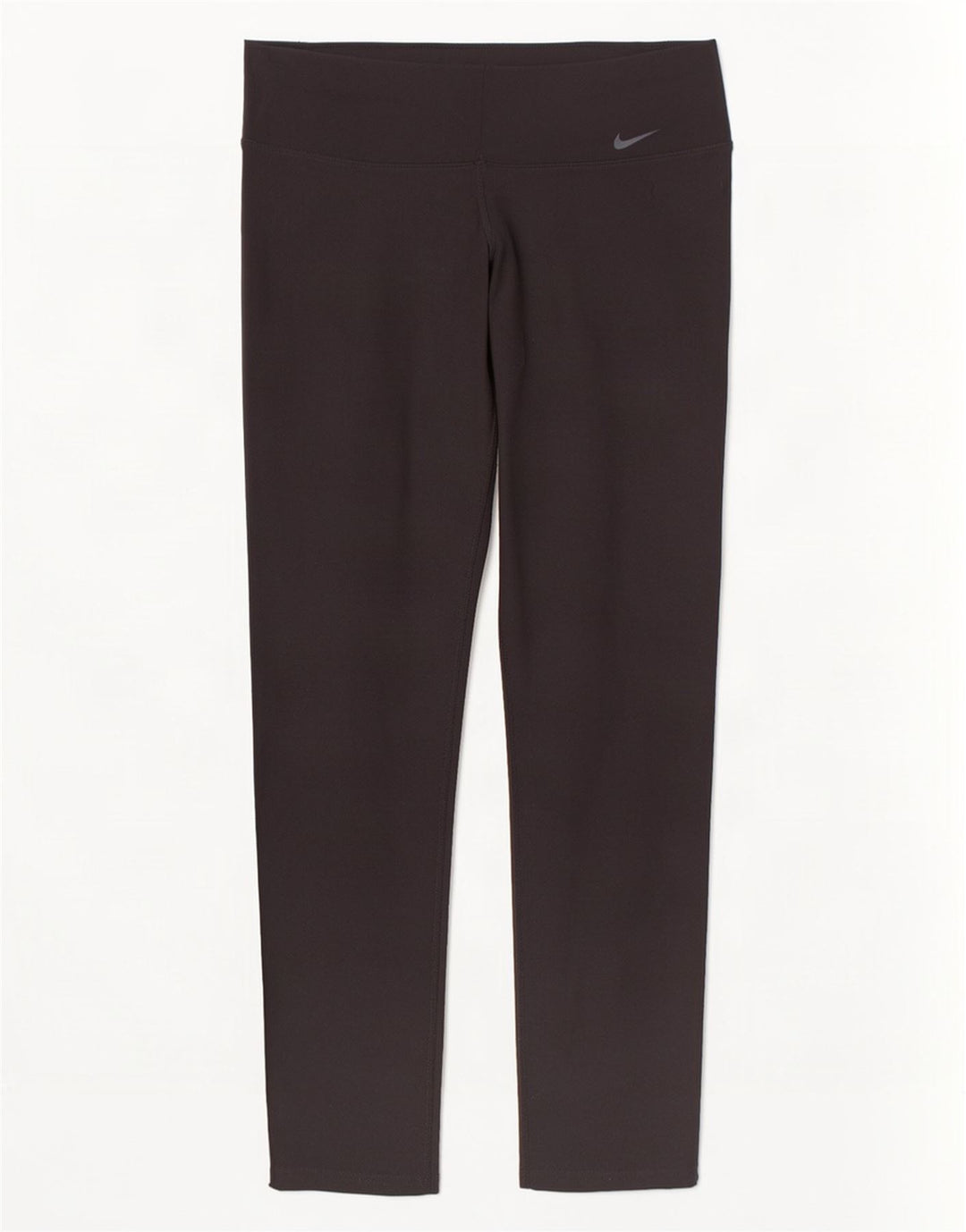 Nike Womens Dri Fit Capri Leggings UK 14 Large Black Polyester