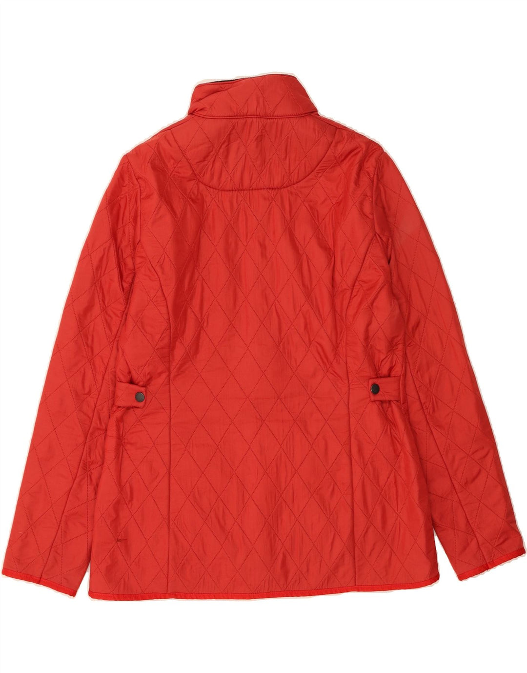 BARBOUR Womens Utility Jacket UK 14 Large Red Vintage Barbour and Second-Hand Barbour from Messina Hembry 