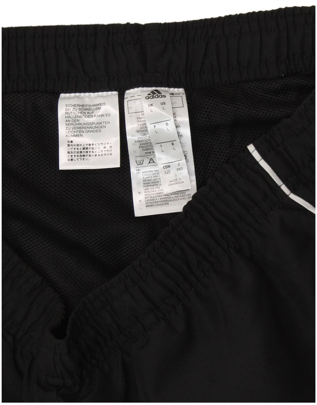 ADIDAS Womens Tracksuit Trousers UK 14 Large  Black