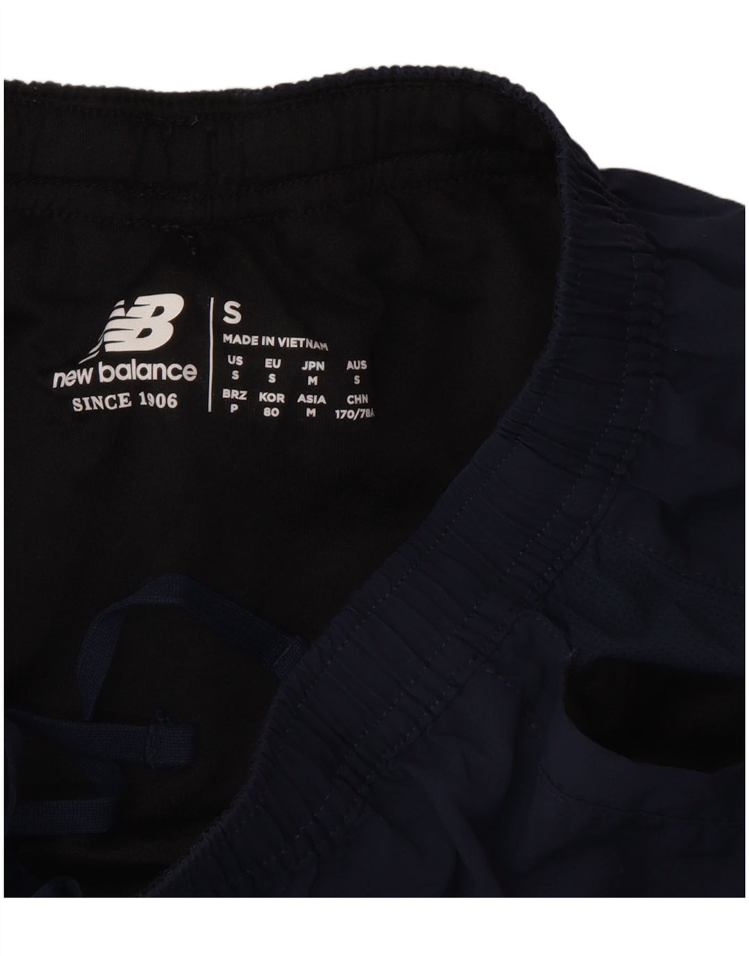 New Balance Mens Sport Shorts Small  Navy Blue Polyester