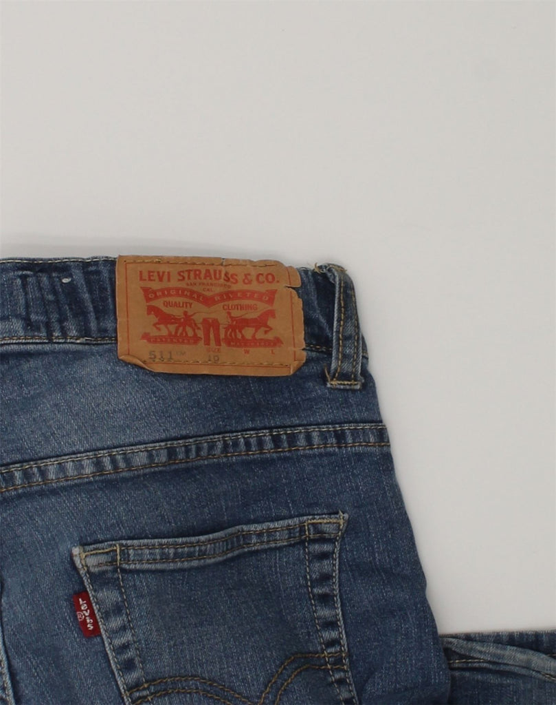 LEVI'S Boys 511 Slim Jeans 9-10 Years W25 L25 Blue Cotton | Vintage Levi's | Thrift | Second-Hand Levi's | Used Clothing | Messina Hembry 