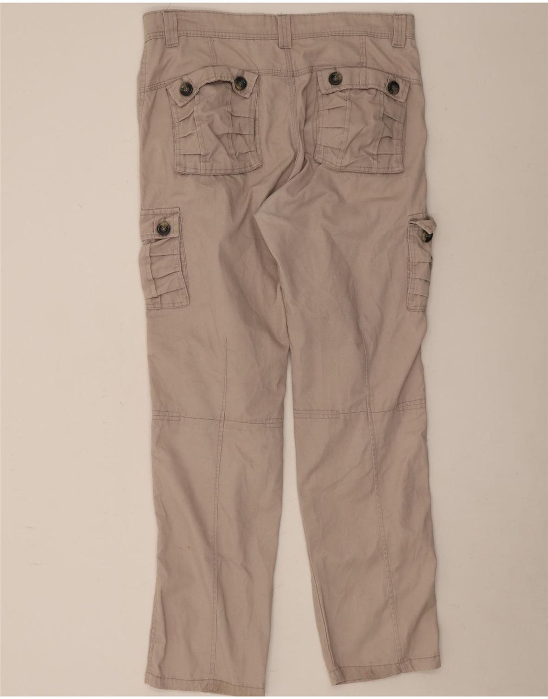 Gap Mens Straight Cargo Trousers W34 L31 Beige