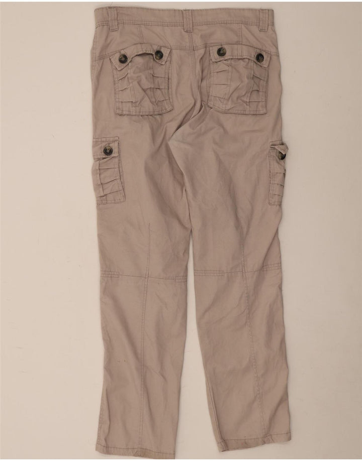 Gap Mens Straight Cargo Trousers W34 L31 Beige