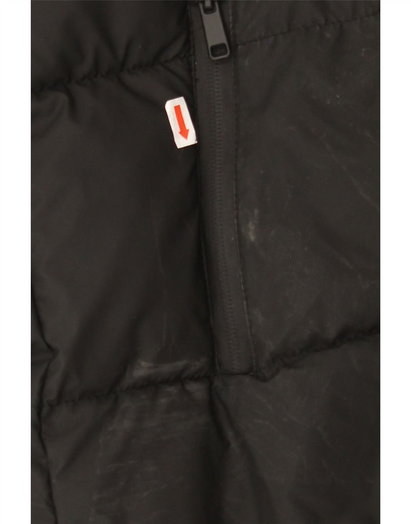 ZARA Womens Padded Gilet UK 16 Large Black Polyester Vintage Zara and Second-Hand Zara from Messina Hembry 