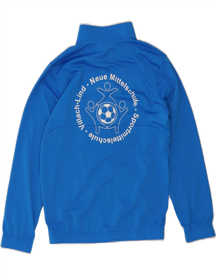 PUMA Boys Graphic Tracksuit Top Jacket 13-14 Years  Blue Polyester Vintage Puma and Second-Hand Puma from Messina Hembry 