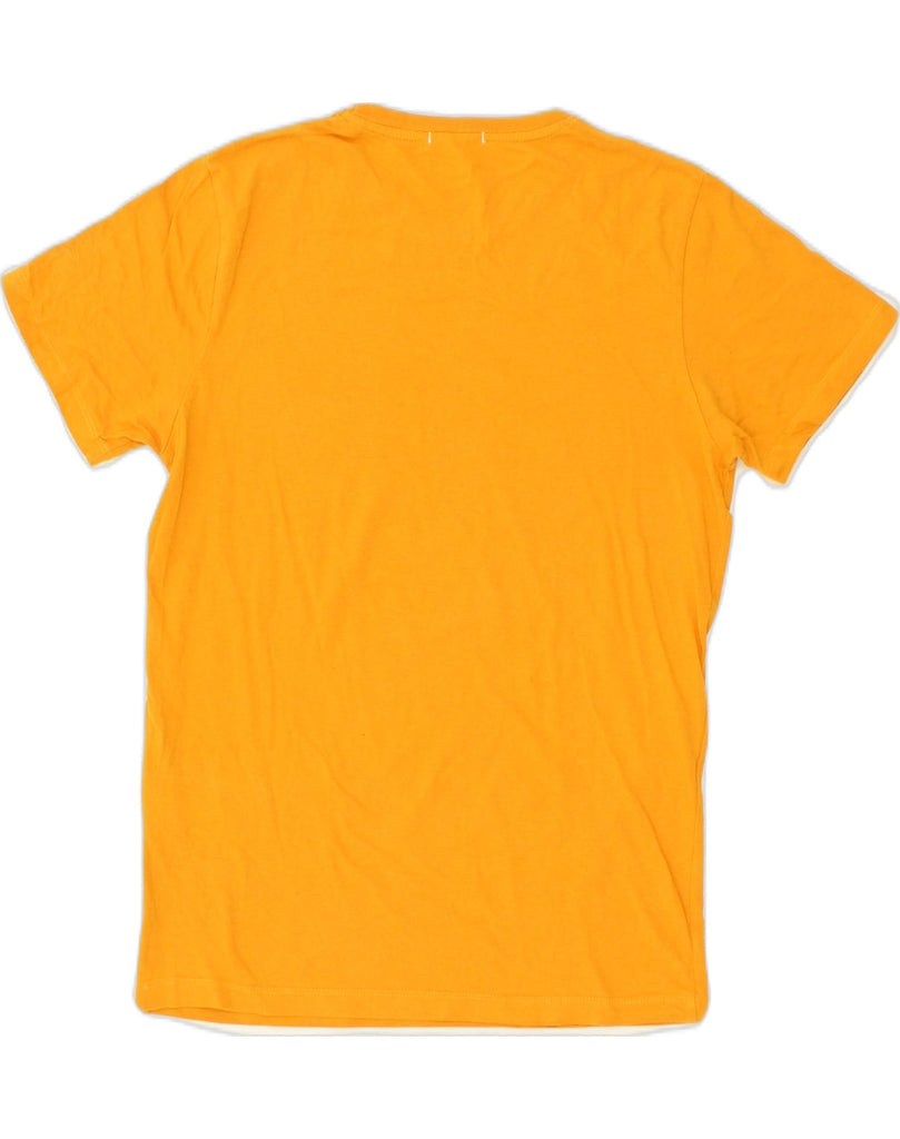 JACK & JONES Mens Graphic T-Shirt Top Small Yellow Cotton | Vintage Jack & Jones | Thrift | Second-Hand Jack & Jones | Used Clothing | Messina Hembry 