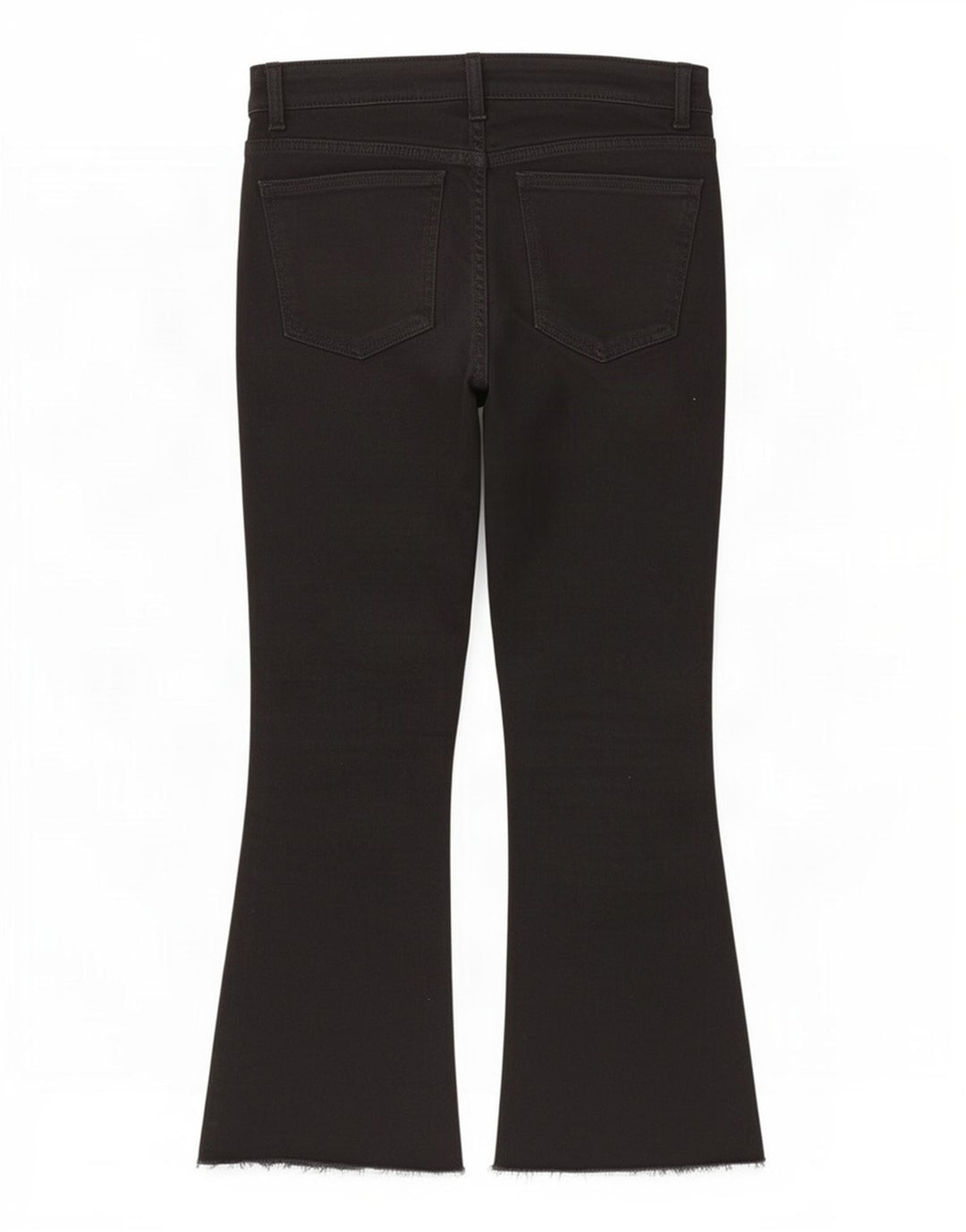 Zara Womens Crop Bootcut Jeans EU 40 Medium W30 L25 Black