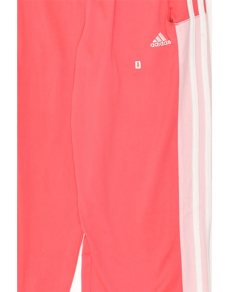 ADIDAS Girls Tracksuit Trousers 11-12 Years Pink Polyester | Vintage Adidas | Thrift | Second-Hand Adidas | Used Clothing | Messina Hembry 