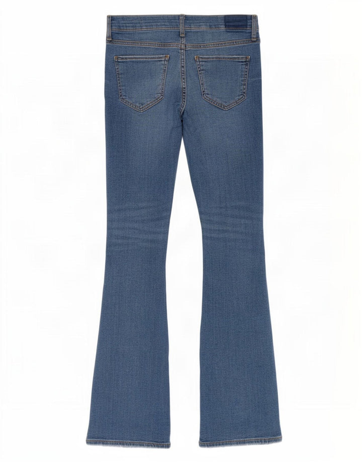 Zara Womens Flared Jeans EU 38 Small W28 L32 Blue Cotton