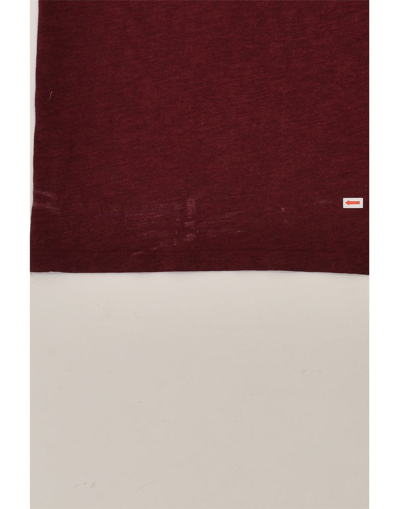 JACK WILLS Mens Graphic T-Shirt Top Medium Burgundy Cotton | Vintage Jack Wills | Thrift | Second-Hand Jack Wills | Used Clothing | Messina Hembry 