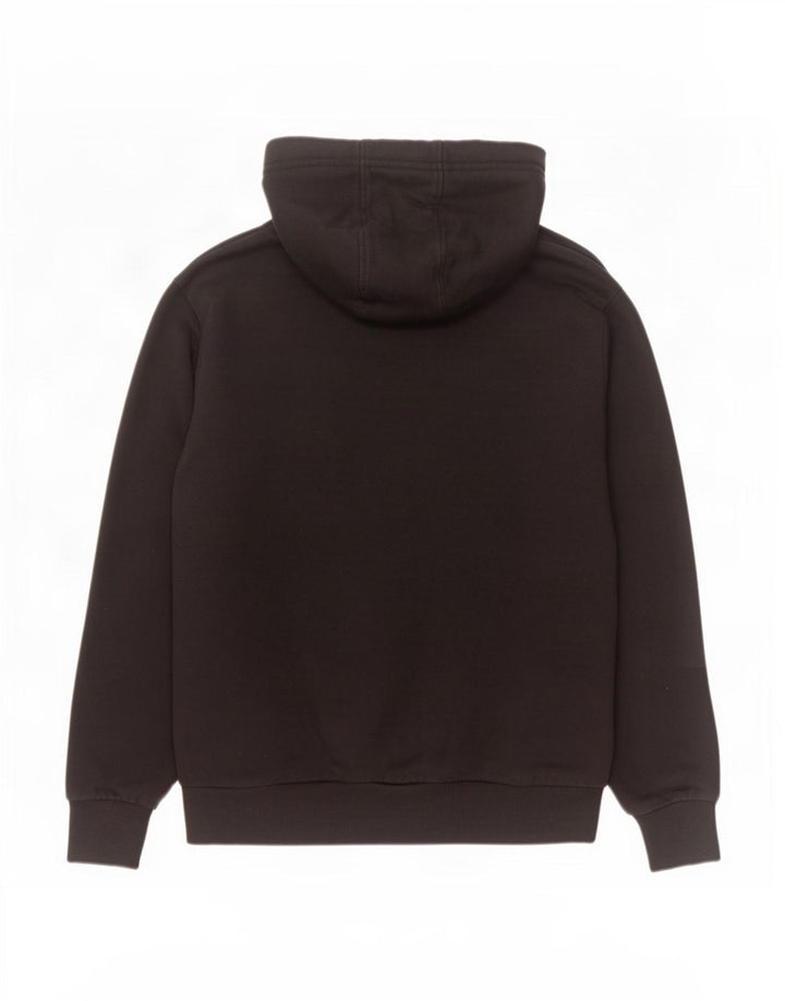 Kappa Mens Graphic Hoodie Jumper Medium Black Cotton