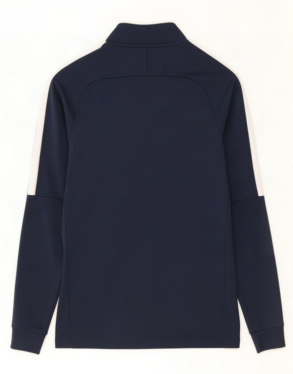 Nike Mens Dri Fit Tracksuit Top Jacket Small Navy Blue Colourblock