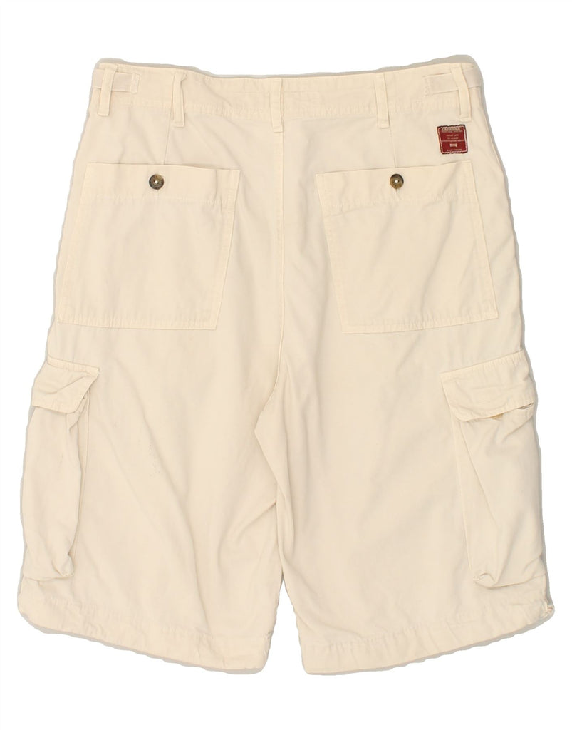 CARRERA Mens Cargo Shorts W33 Medium Beige Cotton | Vintage Carrera | Thrift | Second-Hand Carrera | Used Clothing | Messina Hembry 