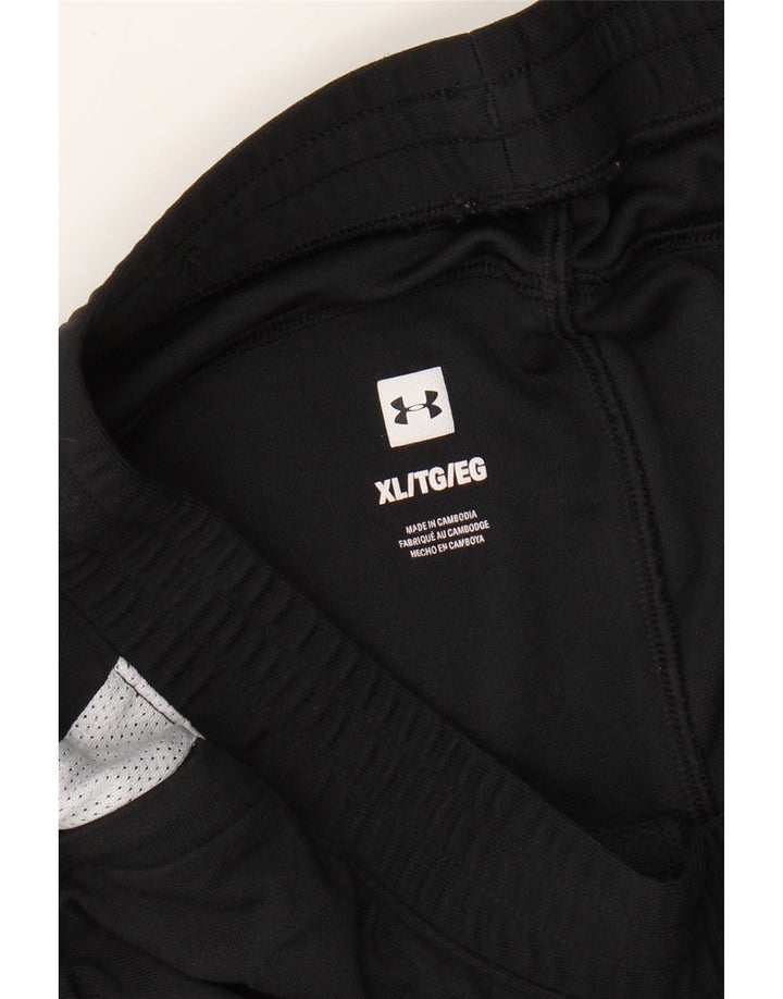 Under Armour Mens Tracksuit Trousers XL  Black Colourblock