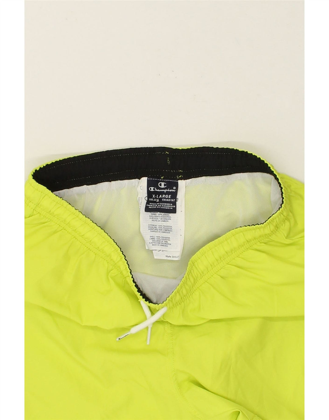 CHAMPION Boys Sport Shorts 13-14 Years XL  Yellow Polyester Vintage Champion and Second-Hand Champion from Messina Hembry 