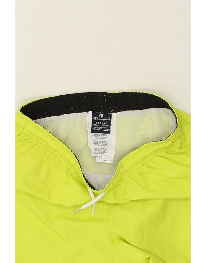 CHAMPION Boys Sport Shorts 13-14 Years XL  Yellow Polyester Vintage Champion and Second-Hand Champion from Messina Hembry 