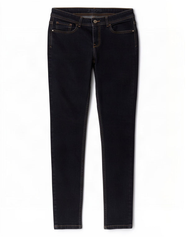 Zara Womens Z1975 Low Waist Skinny Jeans EU 38 Small W28 L31 Navy Blue