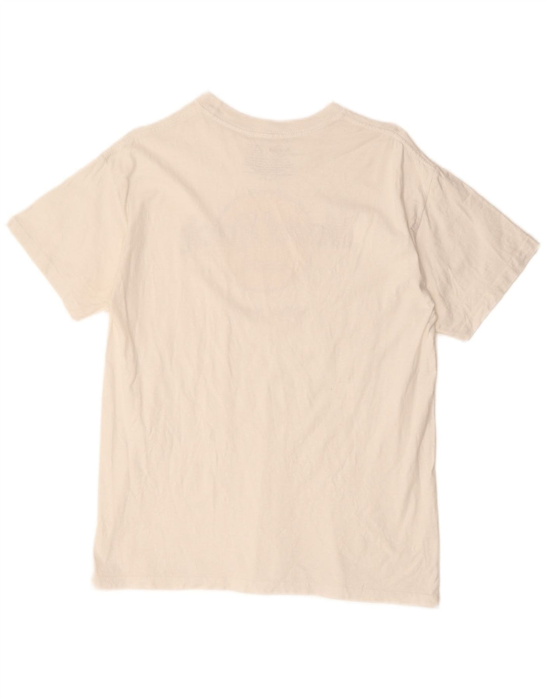 HARD ROCK CAFE Womens Graphic T-Shirt Top UK 14 Medium White Cotton