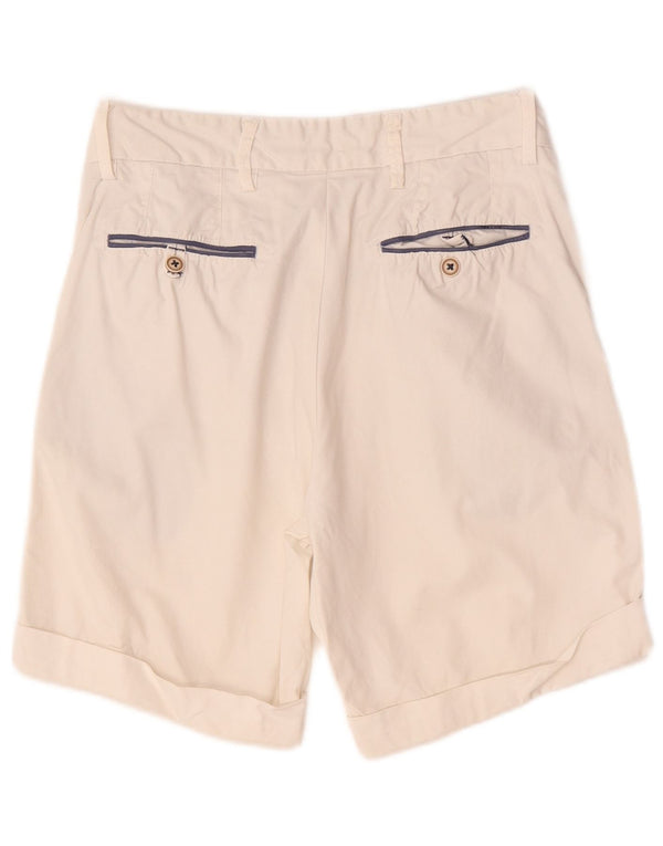 Zara Mens Chino Shorts EU 38 Small W30 White Cotton