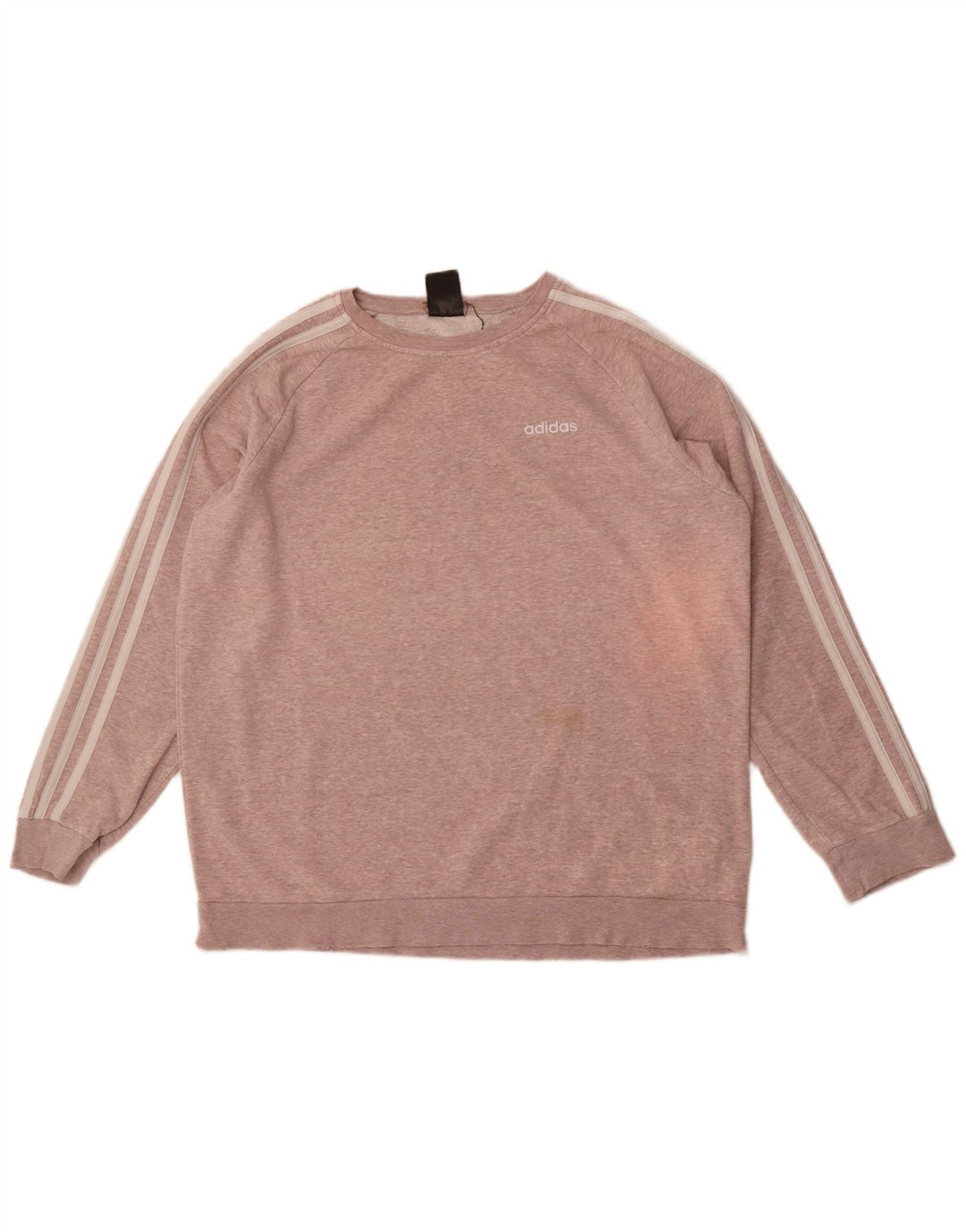 Adidas Mens Sweatshirt Jumper Large Pink Cotton