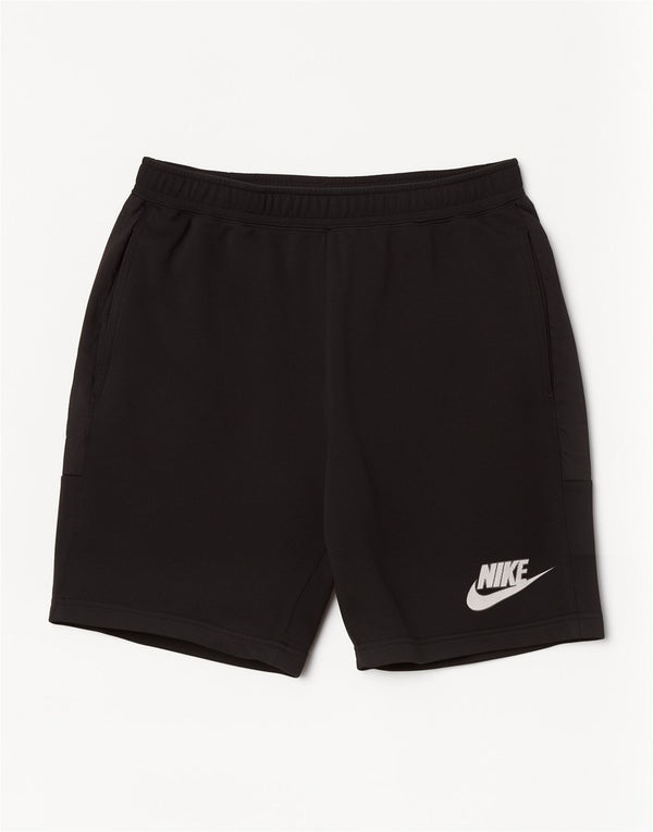 Nike Mens Graphic Sport Shorts Large Black Cotton