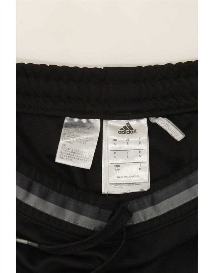 Adidas Mens Climacool Graphic Tracksuit Trousers Small Black Polyester