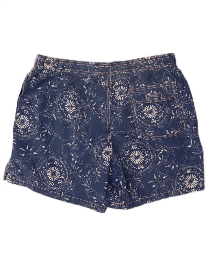 GANT Mens Swimming Shorts Large Blue Paisley Nylon
