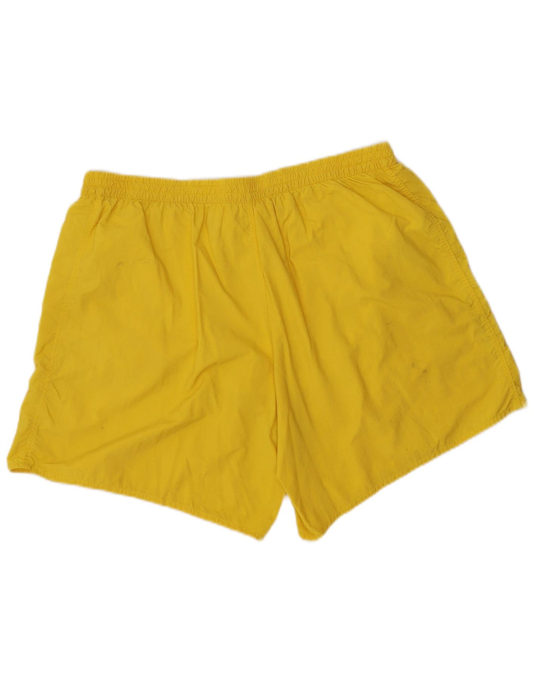 EMPORIO ARMANI Mens Graphic Swimming Shorts IT 56 XL Yellow Polyamide