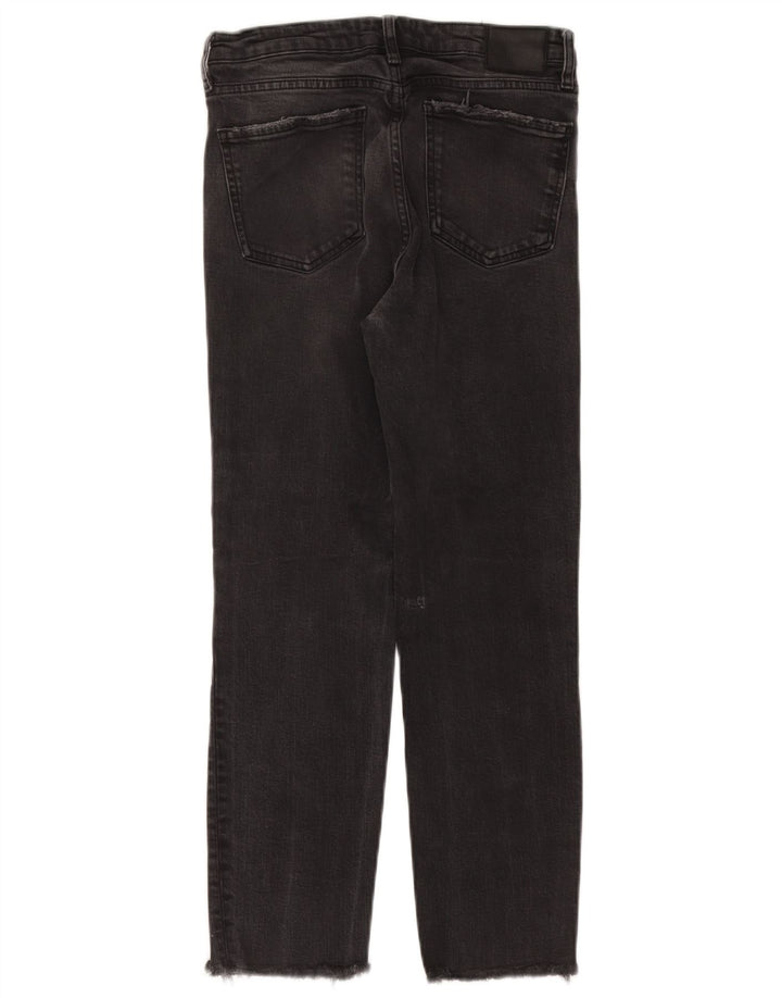 Zara Womens Straight Jeans EU 40 Medium W30 L26 Grey Cotton