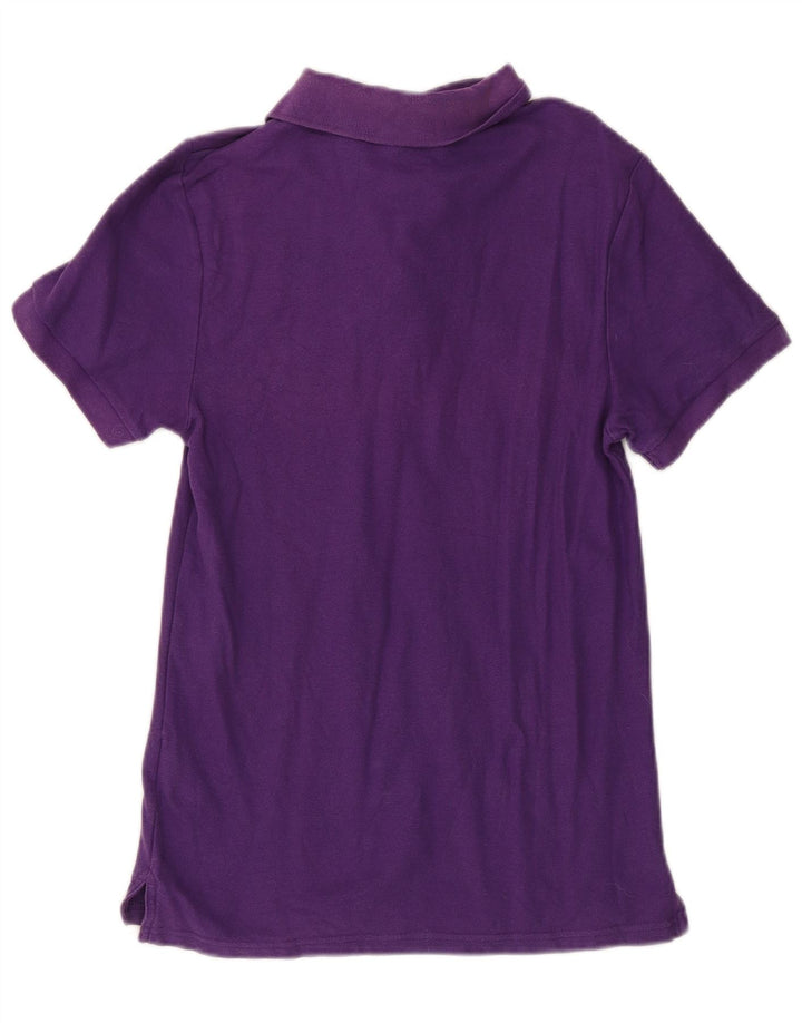 NIKE Mens Polo Shirt Small Purple Cotton