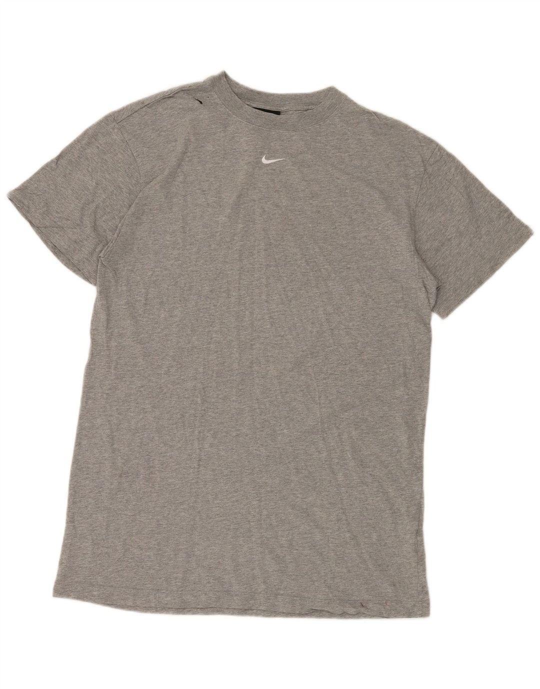 NIKE Mens T-Shirt Top Medium Grey Cotton