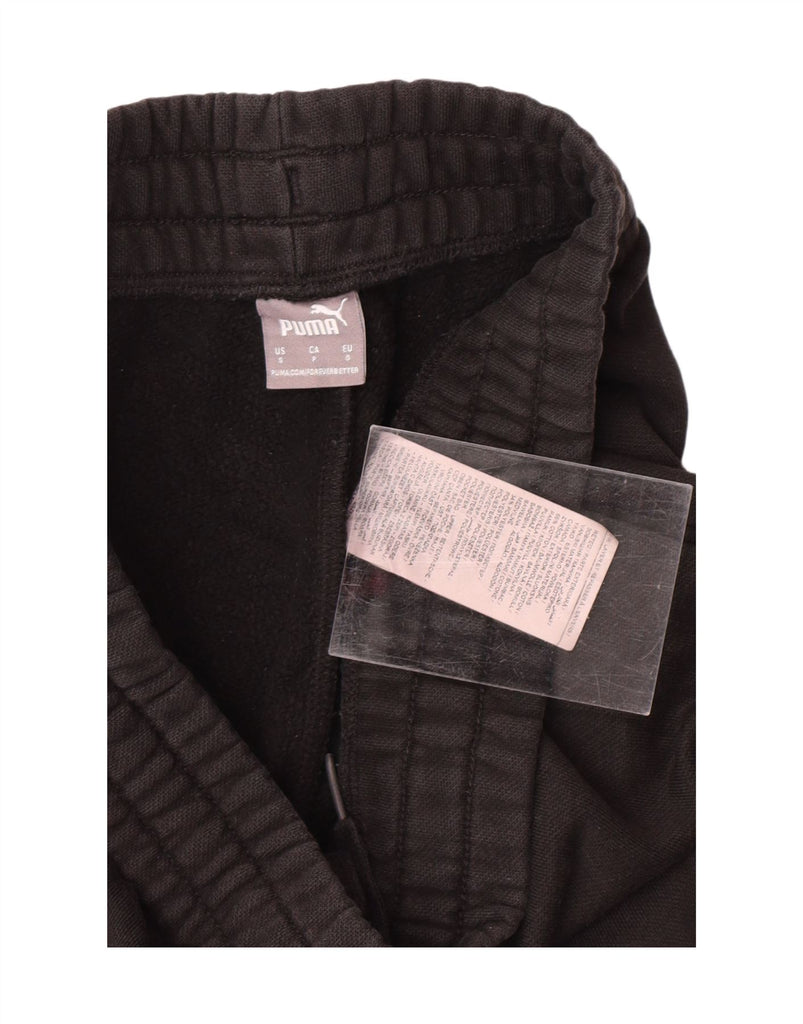 PUMA Womens Tracksuit Trousers Joggers UK 10 Small  Black Cotton Vintage Puma and Second-Hand Puma from Messina Hembry 