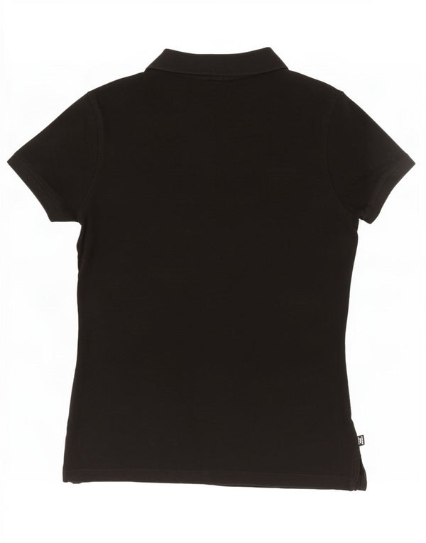 Puma Womens Polo Shirt UK 12 Medium Black