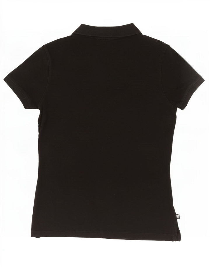 Puma Womens Polo Shirt UK 12 Medium Black