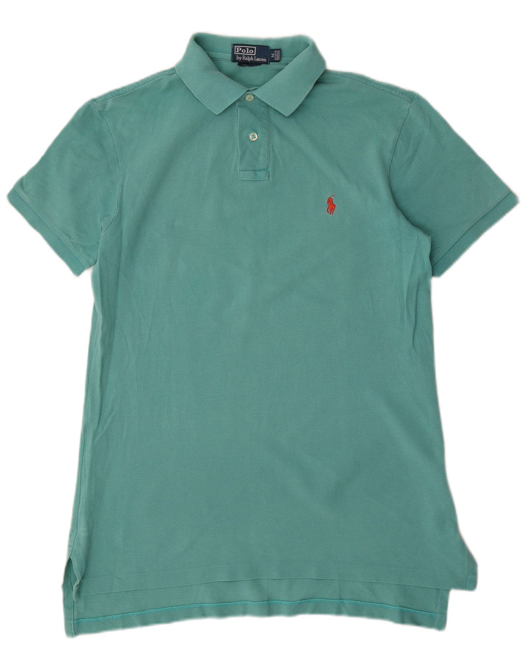 Polo Ralph Lauren Mens Polo Shirt Medium Turquoise Cotton