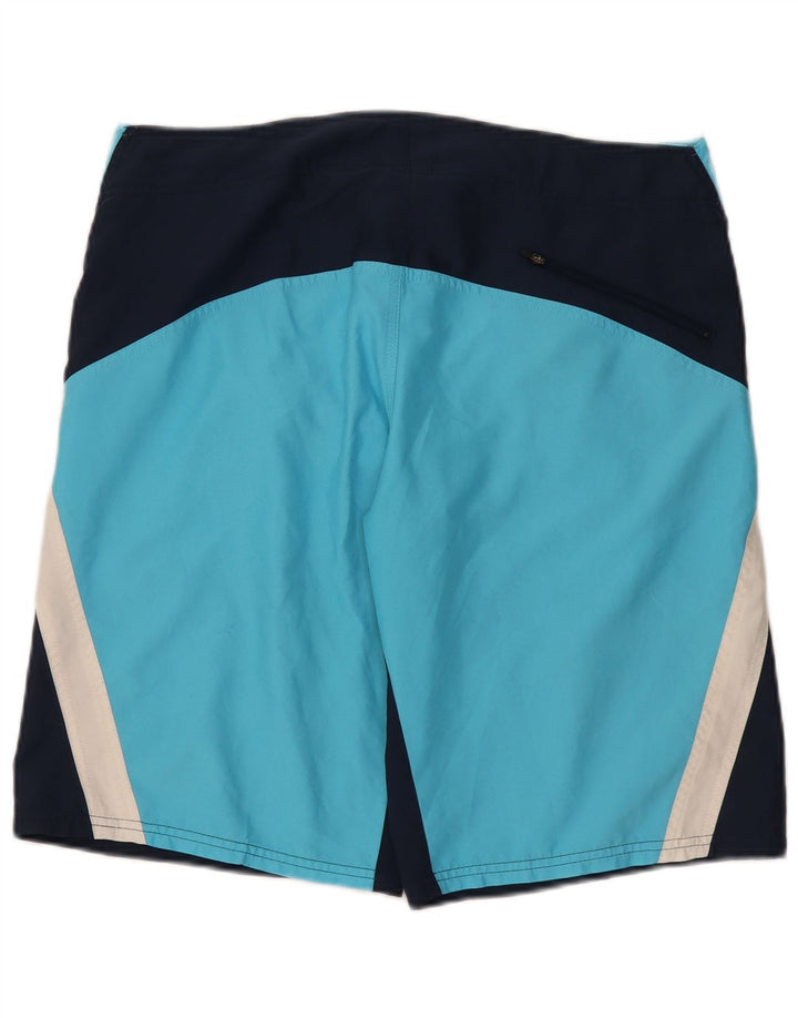 Nike Mens Swimming Shorts Large Navy Blue Colourblock