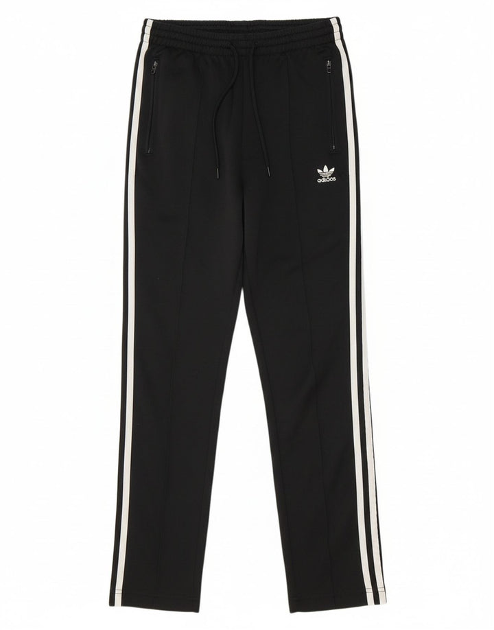 ADIDAS Womens Tracksuit Trousers UK 6 XS Black Polyester