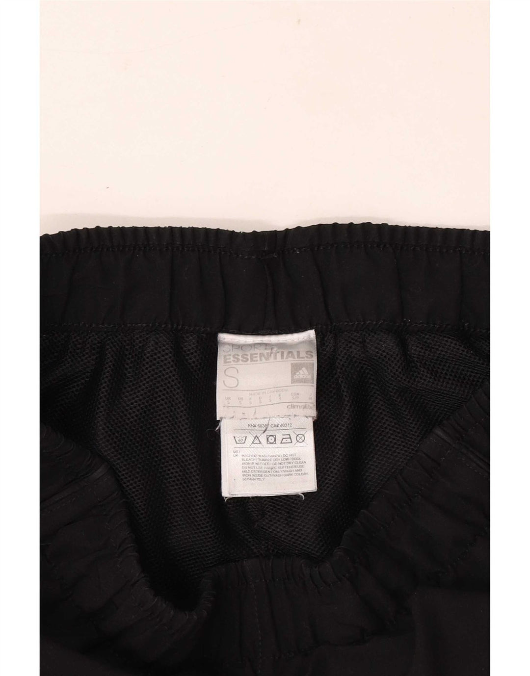 Adidas Mens Climalite Sport Shorts Small Black Polyester