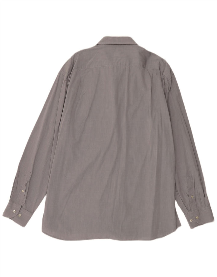 Roccobarocco Mens Shirt Size 46 18 1/2 2XL Grey
