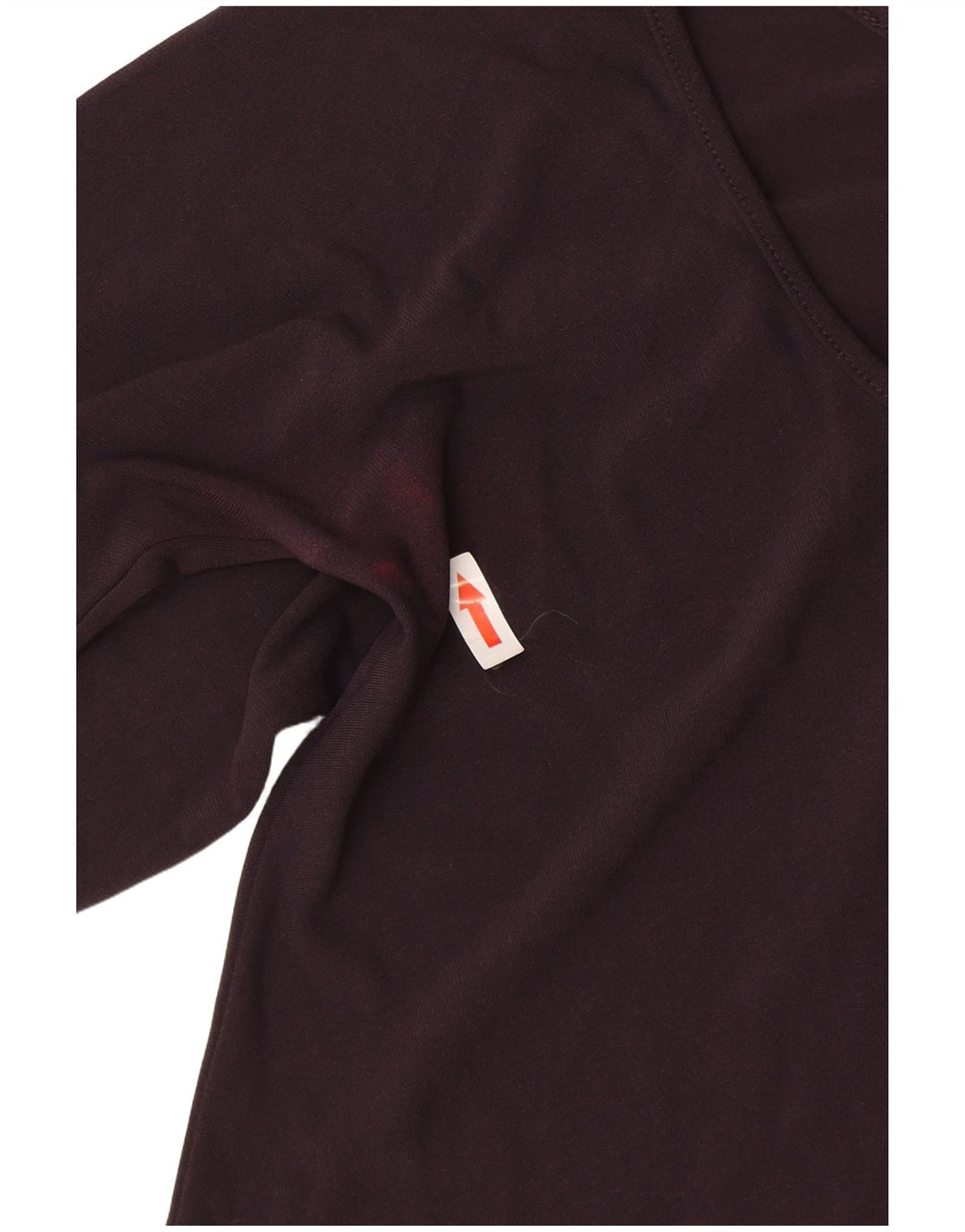 Patrizia Pepe Womens Top Long Sleeve US 6 Medium Burgundy
